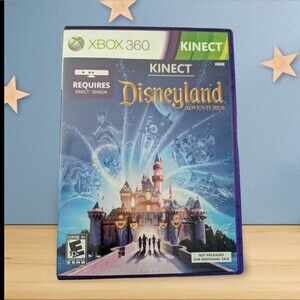 Kinect Disneyland Adventures Microsoft Xbox 360 2011 Walt Disney Video Game
